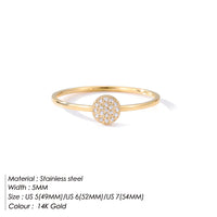 Golden Stainless Steel Couple Rings